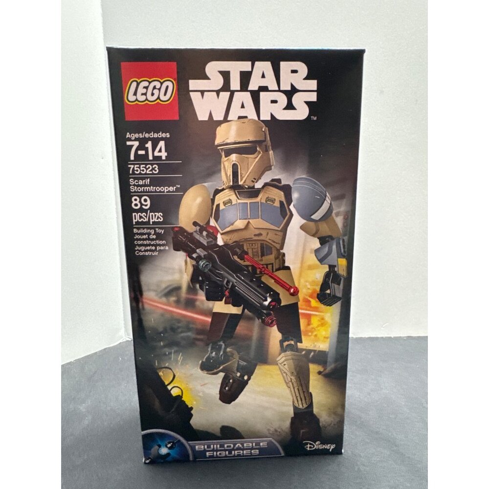 LEGO Star Wars Buildable Scarif Stormtrooper 75523 7-14 Age 89 Pcs/12.5" Tall Di